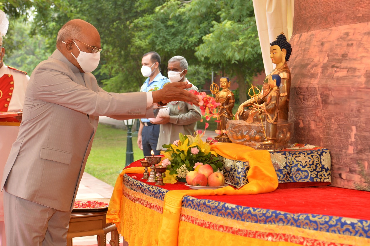 Ashadha Purnima Dhamma Chakra Parvattana Event in Rashtrapati Bhavan